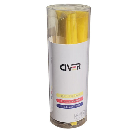 BANDA ELASTICA ABIERTA AMARILLO 0,30MM CIVER