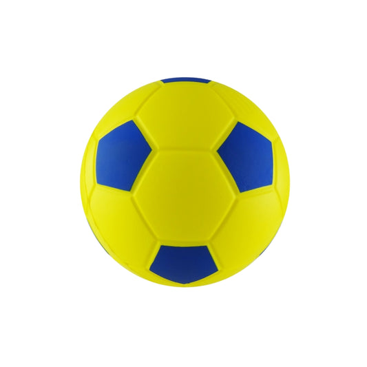 Balon Esponja Pu. Futbol 8" Amarillo/Azul
