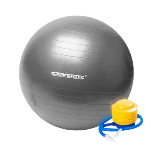 BALON PILATES COVERTEC 55CM GRIS