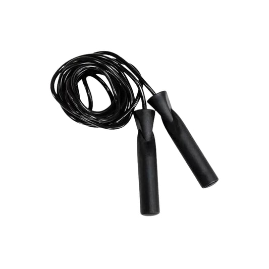 CUERDA DE SALTO JUMP ROPE PVC NEGRO