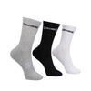 TRIPACK CALCETINES SPALDING MEDIOS BLANCO GRIS NEGRO