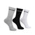 TRIPACK CALCETINES SPALDING MEDIOS BLANCO GRIS NEGRO