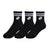 TRIPACK CALCETINES LOTTO CREW MEDIOS NEGRO