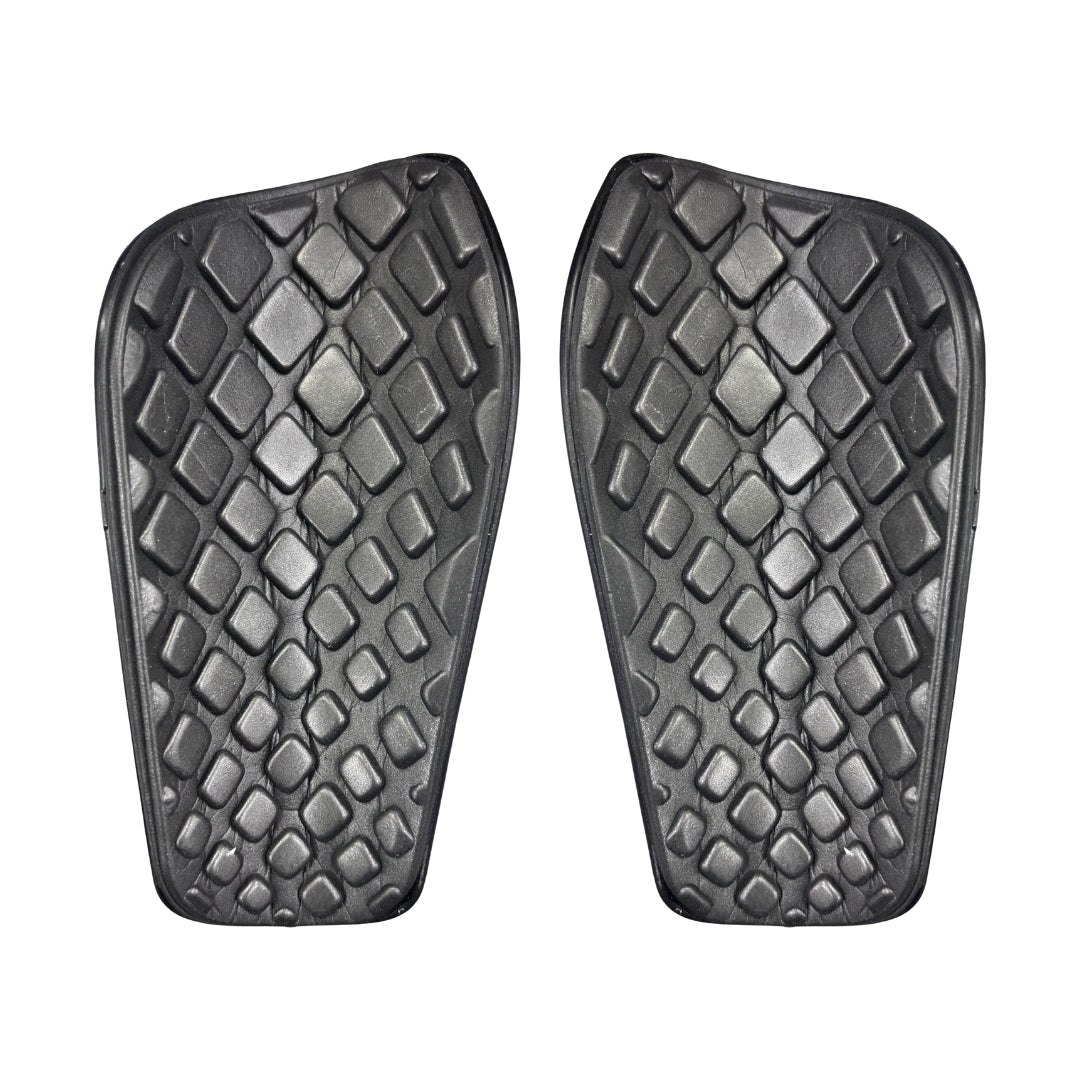 CANILLERA FUTBOL OXN SIN VELCRO NEGRO