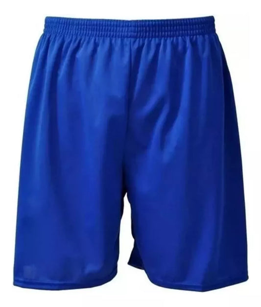 SHORT FUTBOL LISO DRB INFANTIL AZULINO