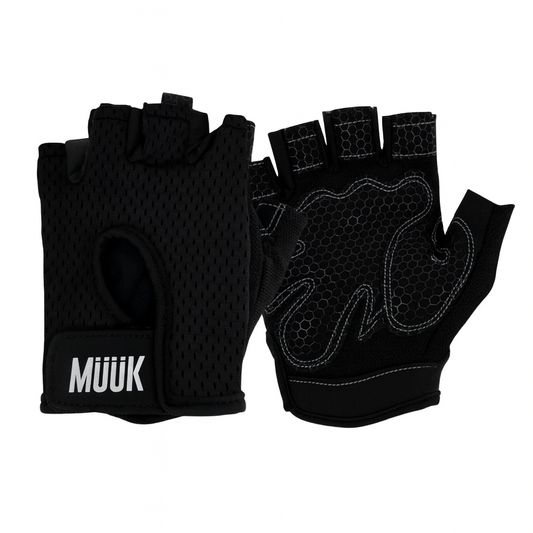 GUANTE FITNESS MUUK FIT GRIP NEGRO