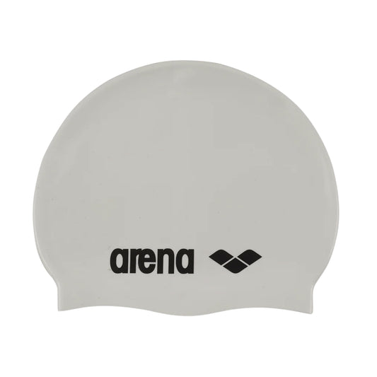 GORRO NATACION ARENA CLASSIC SILICONA BLANCO