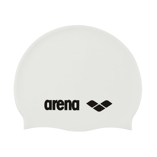 GORRO NATACION ARENA CLASSIC SILICONA BLANCO