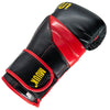 GUANTE DE BOX MUUK PU K.O. NEGRO/ROJO