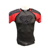 Hombrera Rugby Mitre Academy Negro-Rojo