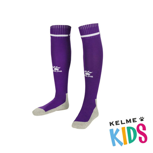 MEDIA FUTBOL KELME INFANTIL MORADA T.32-36