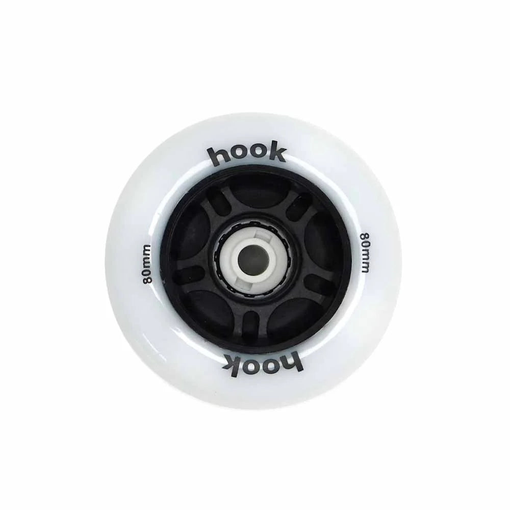 RUEDAS HOOK EN LÍNEA 80MM CON LUZ