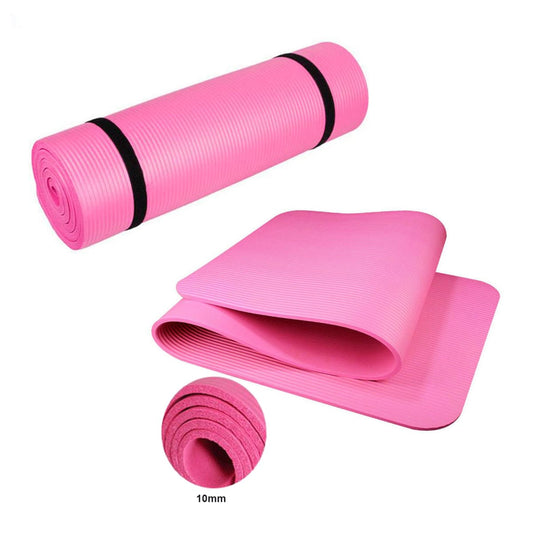 MAT DE YOGA NBR ROSADO 10MM