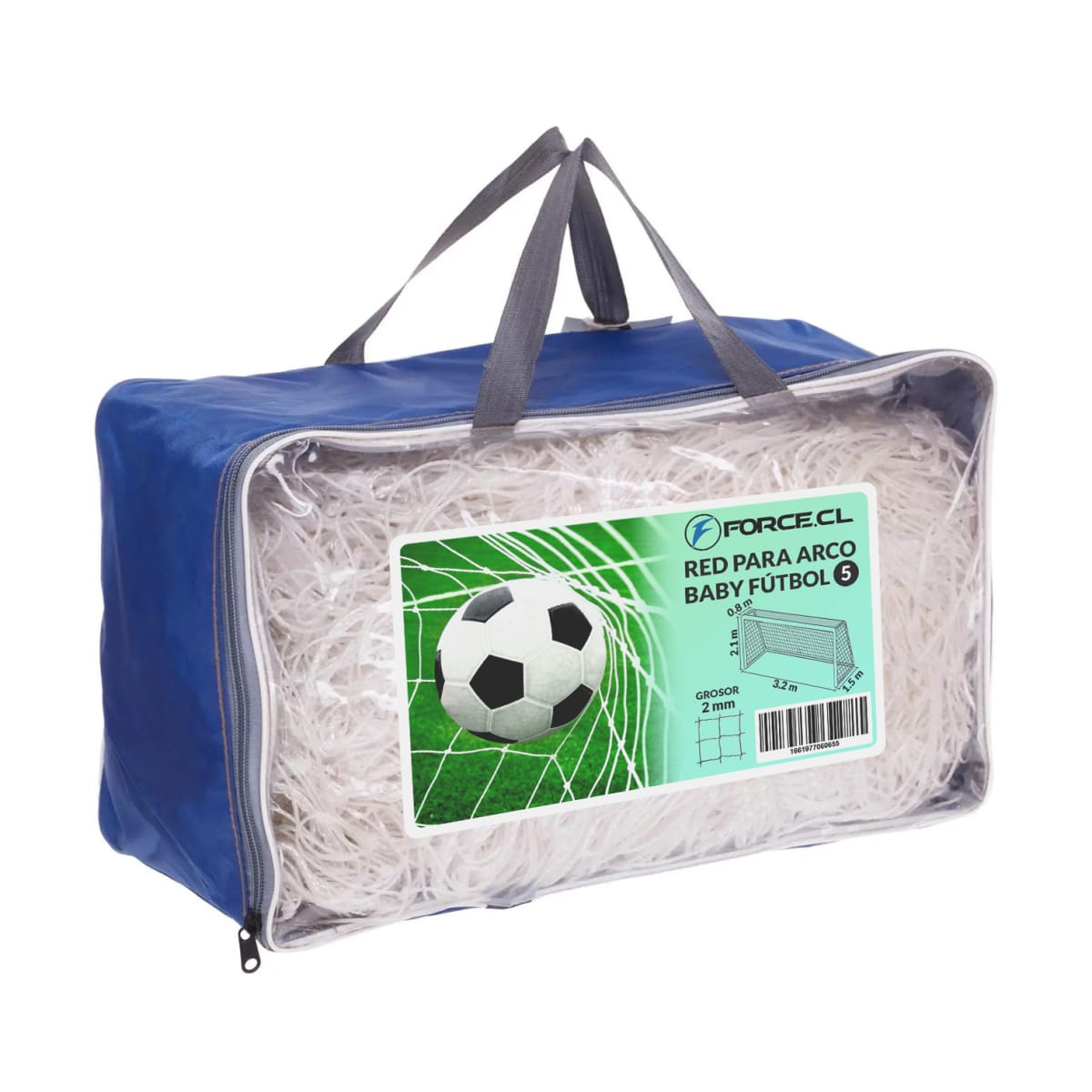 RED BABY FUTBOL FORCE 2.0MM 3.2 X 2.1 X 1.5MT