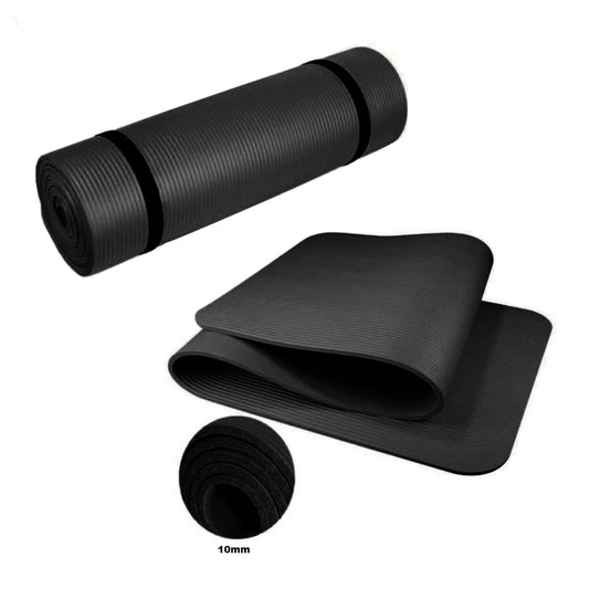 MAT DE YOGA NBR NEGRO 10MM