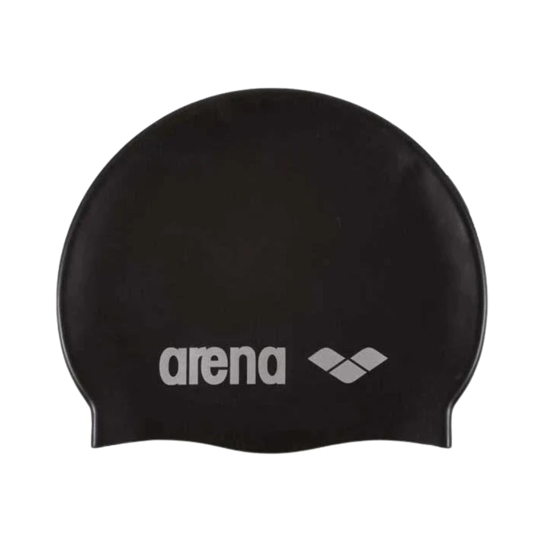 GORRO NATACION ARENA CLASSIC SILICONE NEGRO