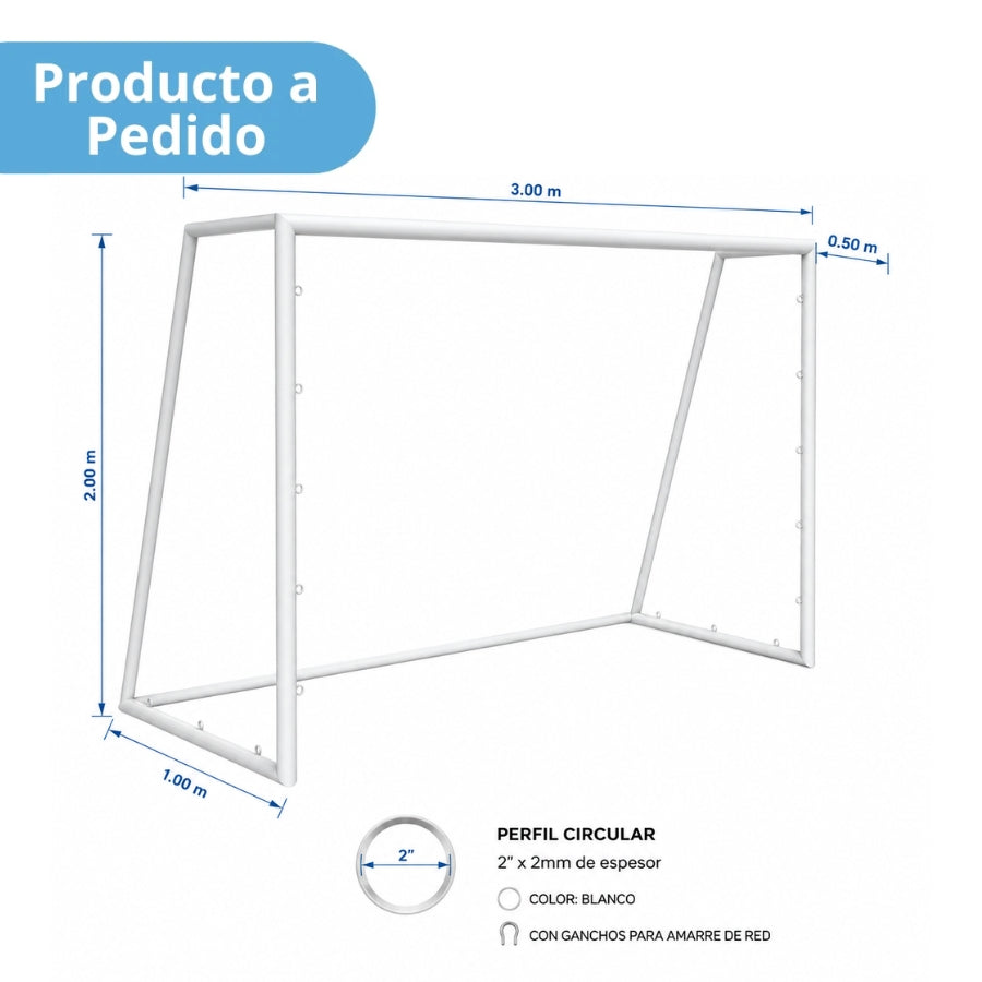 PAR ARCO DE BABY FUTBOL 3x2x1MT