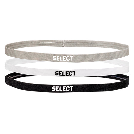 SET 3 CINTILLOS SELECT NEGRO/BLANCO/GRIS