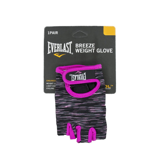 Guantes Fitness Everlast Breeze Negro ROSADO