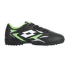 Zapato baby Fútbol Lotto Solista Tf Negro Verde J0471-1