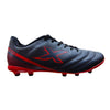 Zapato futbol OXN Speed 4 Campo Pvc Preto/Vermelho/Chumbo