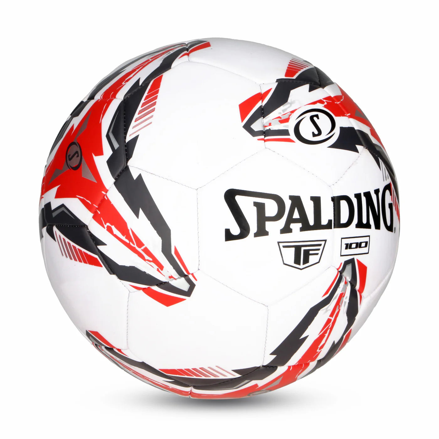 BALON FUTBOL SPALDING TF100 BLANCO ROJO Nº5