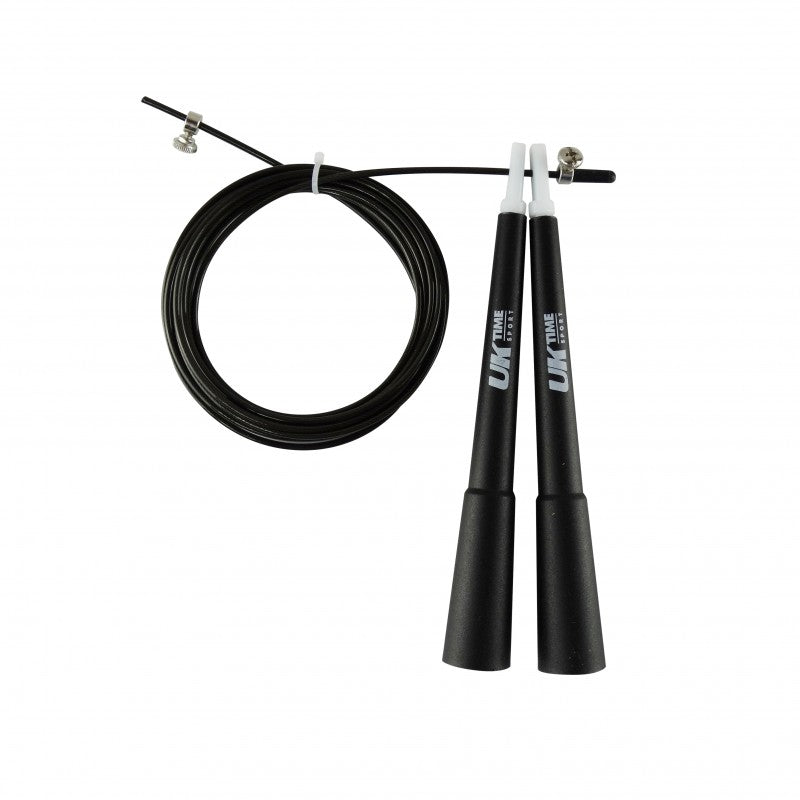CUERDA DE SALTO UK TIME SPEED ROPE NEGRA